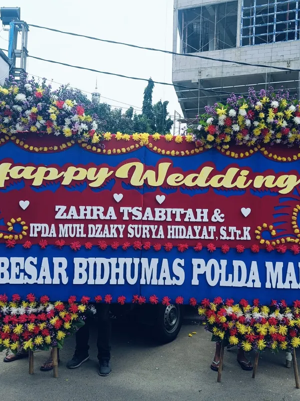 Bunga Papan Gandeng Double Deluxe