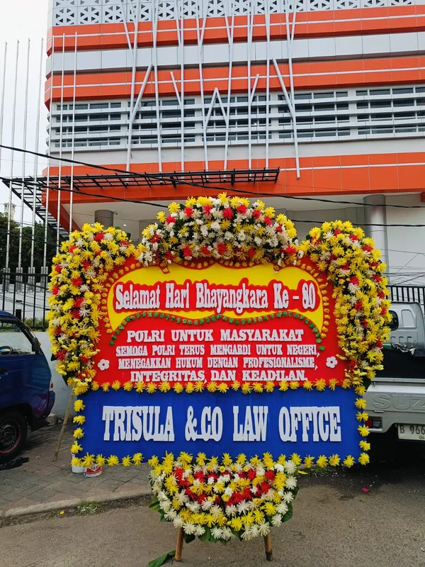 Bunga Papan Selamat & Sukses Premium