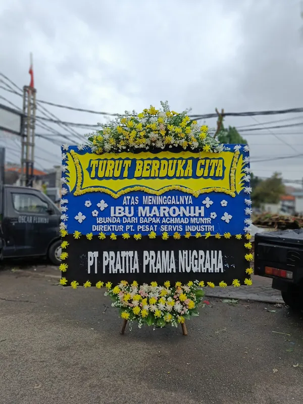 Bunga Papan Turut Berduka Cita Standard
